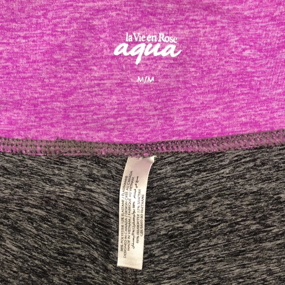 La Vie En Rose Body Mind Soul Aqua Pants. Size M - Picture 4 of 7